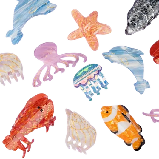 多種類アセテートヘアクリップ|最近話題のヘアクリップ 毎日使える可愛いアイテム ver1