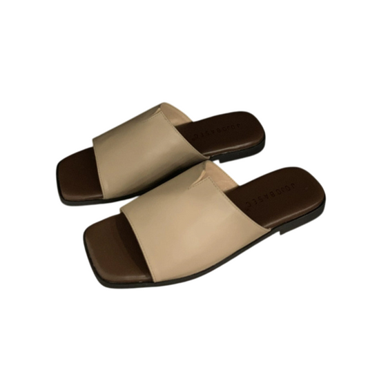 フレンチスタイル レディース フラットサンダル 夏用 ビーチスリッパ