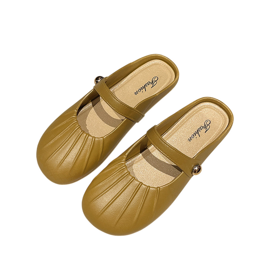 スクエアバックル付き透明ゼリーカラースリッパ|レディースヨーロッパ・アメリカンスタイルカジュアルスリッパ