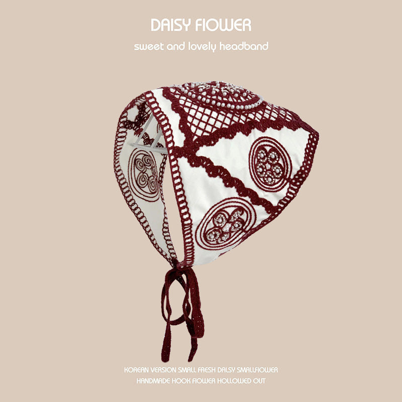 Crochet Headband (Lace/Scarf) - Spring/Summer/Cute/Women's