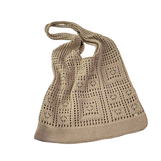 ヴィンテージニットバッグ レディース 夏用ショルダー