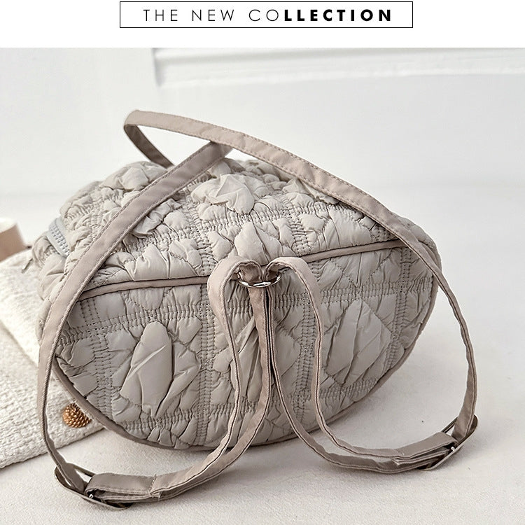 Drawstring Cloud Quilted Backpack Women's Bubble Tote New Arrival