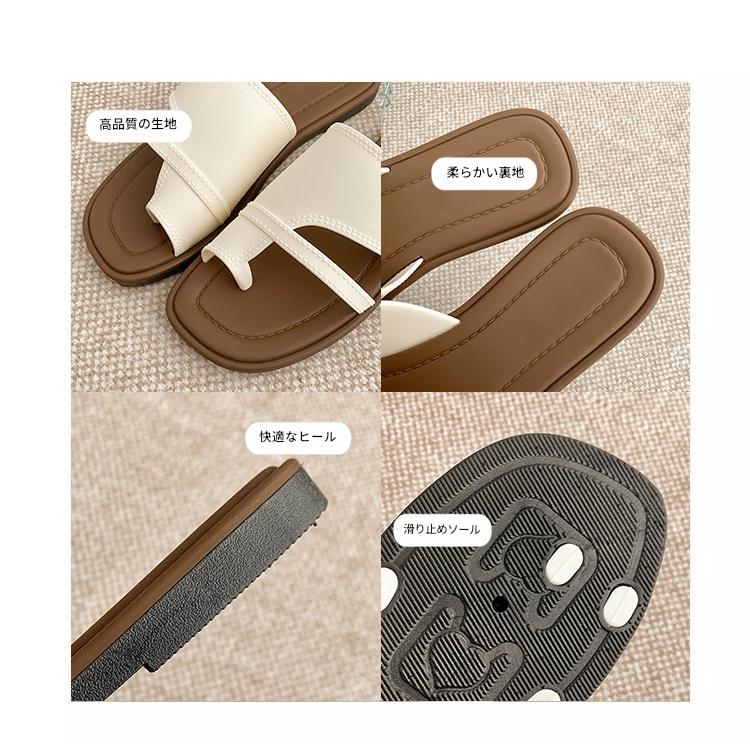 ローマンスタイル スリッポンサンダル|レディースレトロビーチシューズ 2025年夏新作