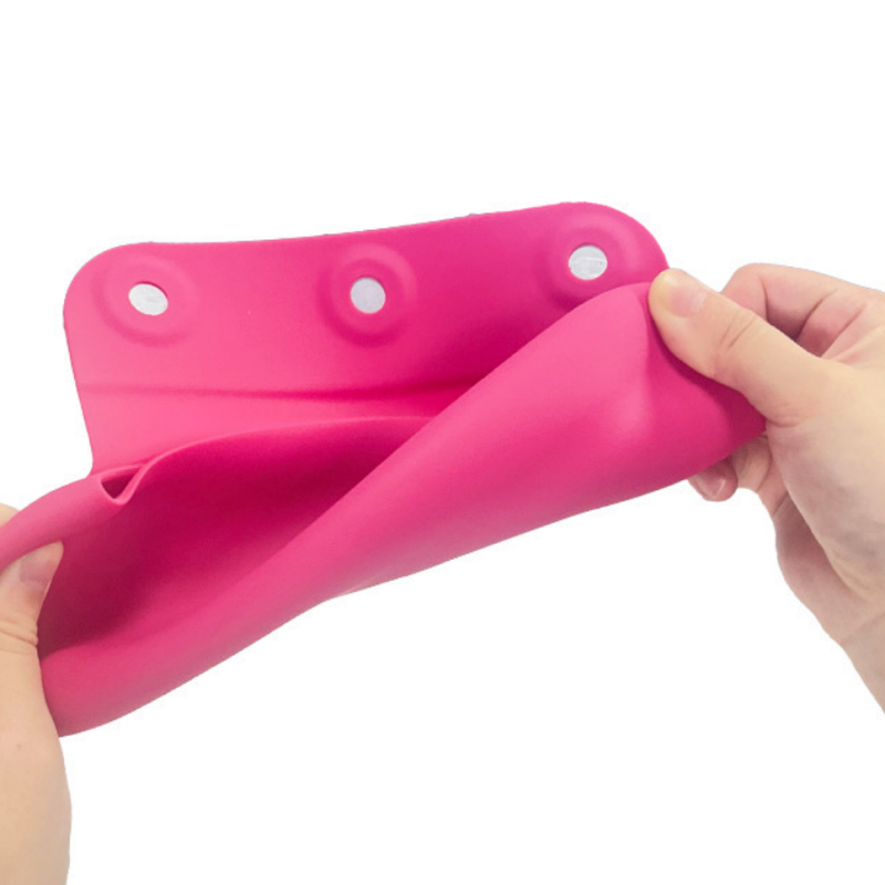 防塵シリコーン化粧ブラシオーガナイザー ポータブルマグネット閉鎖シリコンブラシケース