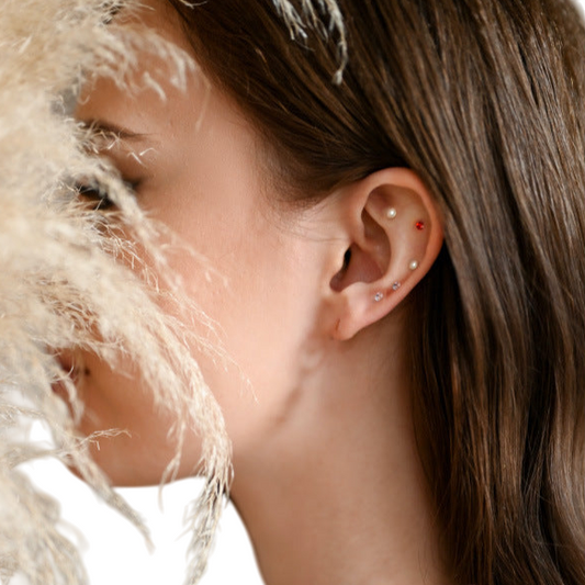 雲龍ゴールドビーズ耳つぼステッカー – 自然派セルフケアに