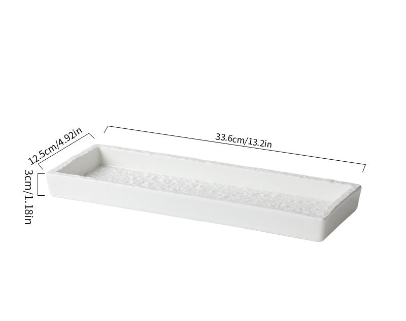 세라믹 트레이, 고급 스러움이 가득한 직사각형 트레이