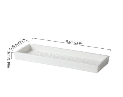 세라믹 트레이, 고급 스러움이 가득한 직사각형 트레이