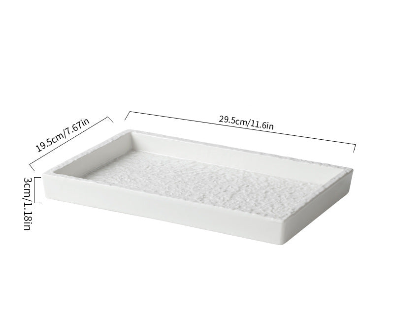세라믹 트레이, 고급 스러움이 가득한 직사각형 트레이