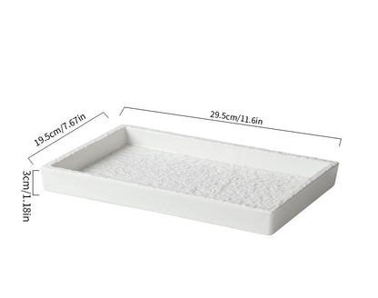 세라믹 트레이, 고급 스러움이 가득한 직사각형 트레이